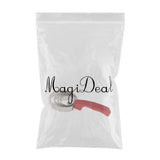 Maxbell Equestrian Horse Currycomb - Stainless Steel Curry Groomer Pet Cat Dog Red - Aladdin Shoppers