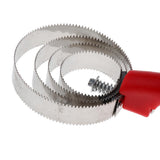 Maxbell Equestrian Horse Currycomb - Stainless Steel Curry Groomer Pet Cat Dog Red - Aladdin Shoppers