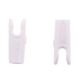 Maxbell 12 Pcs Plastic Arrow Nocks SHAFT TAILS for Archery Hunting Shooting White - Aladdin Shoppers