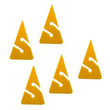 Maxbell 5 Pieces Triangle Line Arrow Marker for Scuba Diving Cave Wreck Dive Yellow - Aladdin Shoppers