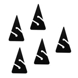 Maxbell 5 Pieces Triangle Line Arrow Marker for Scuba Diving Cave Wreck Dive Black - Aladdin Shoppers