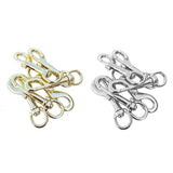 Maxbell 6 Piece 78mm Swivel Trigger Clip Snap Hook for Dog Lead Leather Craft Gold - Aladdin Shoppers