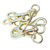 Maxbell 6 Piece 78mm Swivel Trigger Clip Snap Hook for Dog Lead Leather Craft Gold - Aladdin Shoppers