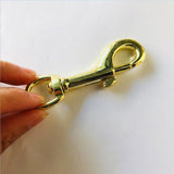 Maxbell 6 Piece 78mm Swivel Trigger Clip Snap Hook for Dog Lead Leather Craft Gold - Aladdin Shoppers