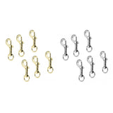 Maxbell 6 Piece 78mm Swivel Trigger Clip Snap Hook for Dog Lead Leather Craft Gold - Aladdin Shoppers