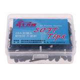Maxbell Maxbell 80 Pieces 2BA Soft Tip Points for Soft Tip Darts Electronic Darts Black
