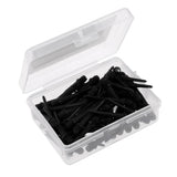 Maxbell Maxbell 80 Pieces 2BA Soft Tip Points for Soft Tip Darts Electronic Darts Black