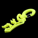 Maxbell Maxbell Scuba Diving Triple 3 BCD Hose Holder Retainer with Folding Snap Clip Yellow