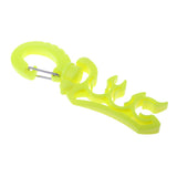 Maxbell Maxbell Scuba Diving Triple 3 BCD Hose Holder Retainer with Folding Snap Clip Yellow