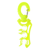 Maxbell Maxbell Scuba Diving Triple 3 BCD Hose Holder Retainer with Folding Snap Clip Yellow