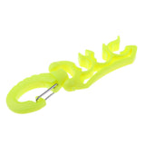 Maxbell Maxbell Scuba Diving Triple 3 BCD Hose Holder Retainer with Folding Snap Clip Yellow