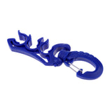 Maxbell Maxbell Scuba Diving Triple 3 BCD Hose Holder Retainer with Folding Snap Clip Blue