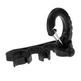 Maxbell Maxbell Scuba Diving Triple 3 BCD Hose Holder Retainer with Folding Snap Clip Black