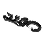 Maxbell Maxbell Scuba Diving Triple 3 BCD Hose Holder Retainer with Folding Snap Clip Black