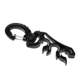 Maxbell Maxbell Scuba Diving Triple 3 BCD Hose Holder Retainer with Folding Snap Clip Black