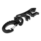 Maxbell Maxbell Scuba Diving Triple 3 BCD Hose Holder Retainer with Folding Snap Clip Black