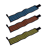 Maxbell Maxbell Elastic Wrist Thumb Brace Grip Support Fitness Strap Wristband Black-Yellow