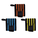 Maxbell Maxbell Elastic Wrist Thumb Brace Grip Support Fitness Strap Wristband Black-Yellow