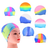 Maxbell Unisex Adult Kids Waterproof Silicone Swimming Pool Cap Swim Shower Hat A5 - Aladdin Shoppers