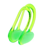 Maxbell Maxbell Men Women Soft Silicone Swim Swimming Nose Clip with Storage Case Green