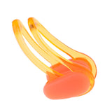 Maxbell Maxbell Men Women Soft Silicone Swim Swimming Nose Clip with Storage Case Orange