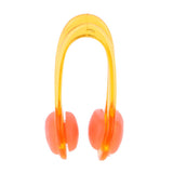 Maxbell Maxbell Men Women Soft Silicone Swim Swimming Nose Clip with Storage Case Orange