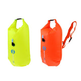 Maxbell 2 Pieces High Visibility Inflatable Dry Bag Swimming Snorkeling Safety Float