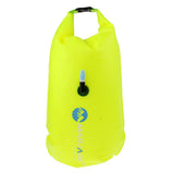 Maxbell Maxbell High Visibility Inflatable Dry Bag Open Water Swim Float Tow Bag Fluo Yellow