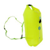 Maxbell Maxbell High Visibility Inflatable Dry Bag Open Water Swim Float Tow Bag Fluo Yellow
