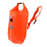 Maxbell 2 Pieces High Visibility Inflatable Dry Bag Open Water Swim Safety Float