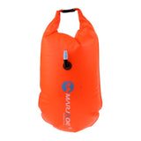 Maxbell High Visibility Inflatable Dry Bag Open Water Swim Float Tow Bag Orange - Aladdin Shoppers