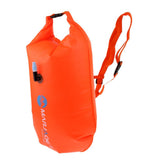 Maxbell High Visibility Inflatable Dry Bag Open Water Swim Float Tow Bag Orange - Aladdin Shoppers