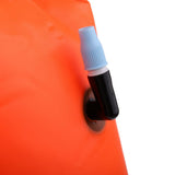 Maxbell 2 Pieces High Visibility Inflatable Dry Bag Open Water Swim Safety Float