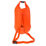 Maxbell High Visibility Inflatable Dry Bag Open Water Swim Float Tow Bag Orange - Aladdin Shoppers