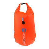 Maxbell 2 Pieces High Visibility Inflatable Dry Bag Open Water Swim Safety Float