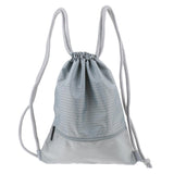 Maxbell Maxbell Drawstring Bag For Basketball Beach Snorkeling Swim Gym Gray