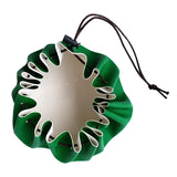 Maxbell Maxbell Waterproof 15" PU Leather Drawstring Storage Pouch Swimming Beach Camp Green