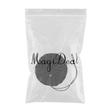 Maxbell Waterproof 15" PU Leather Drawstring Storage Pouch Swimming Beach Camp Black - Aladdin Shoppers