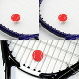 Maxbell 2 Pack Tennis Squash Racket Vibration Dampeners Shock Absorber Damper Red - Aladdin Shoppers