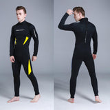 Maxbell Maxbell Men's Neoprene 3mm Wetsuit Scuba Diving Surfing Swimming Jumpsuit S Yellow