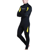 Maxbell Maxbell Men's Neoprene 3mm Wetsuit Scuba Diving Surfing Swimming Jumpsuit S Yellow