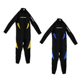 Maxbell Maxbell Men's Neoprene 3mm Wetsuit Scuba Diving Surfing Swimming Jumpsuit S Yellow