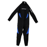 Maxbell Men's Neoprene 3mm Wetsuit Scuba Diving Surfing Swimming Jumpsuit XL Blue