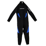 Maxbell Men's Neoprene 3mm Wetsuit Scuba Diving Surfing Swimming Jumpsuit XL Blue