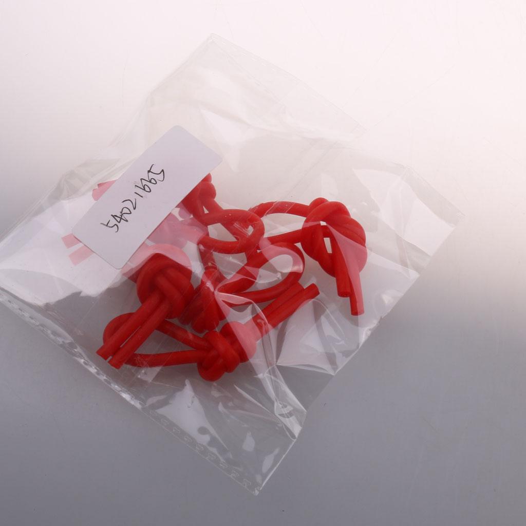 Maxbell Maxbell 6 Pieces Flexible Tennis Racquet Vibration Dampener Set Red