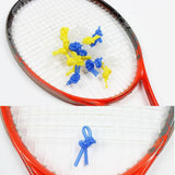 Maxbell Maxbell 6 Pieces Flexible Tennis Racquet Vibration Dampener Set Blue