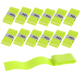 Maxbell Maxbell 12Pcs Tennis Badminton Racket Overgrip for Anti Slip Grip Fluorescent Yellow