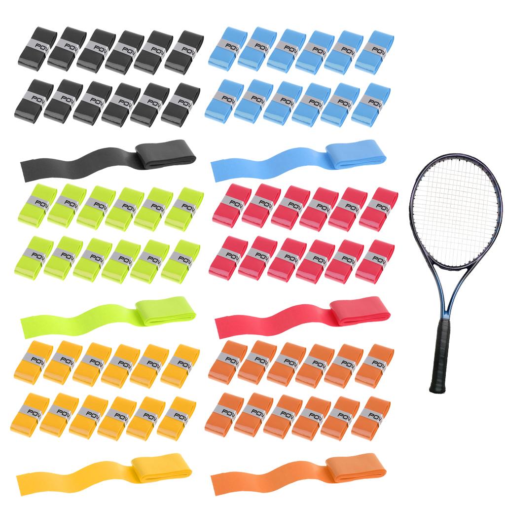 Maxbell Maxbell 12Pcs Tennis Badminton Racket Overgrip for Anti Slip Grip Fluorescent Yellow
