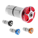 Maxbell Maxbell Aluminum Alloy Bike Headset Top Cap Compressor Expander Plug Headset Black