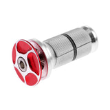 Maxbell Maxbell Aluminum Alloy Bike Headset Top Cap Compressor Expander Plug Headset Red
